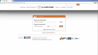 Alarm com Forgot Password