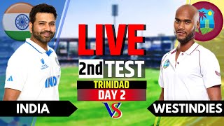 India vs West Indies Live Score & Commentary, 2nd Test, Day 2 | IND vs WI Live Commentary, Session 2