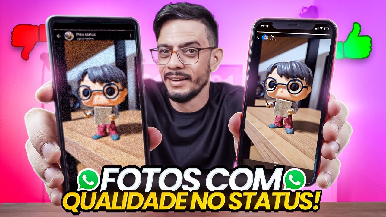 Como Postar FOTO com QUALIDADE no Status do WhatsApp - 2023 - YouTube