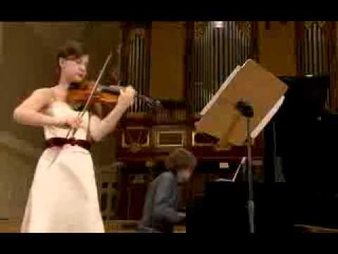 Celina Kotz plays at 14th International Henryk Wieniawski Violin Competition 2011 (Stage 2)