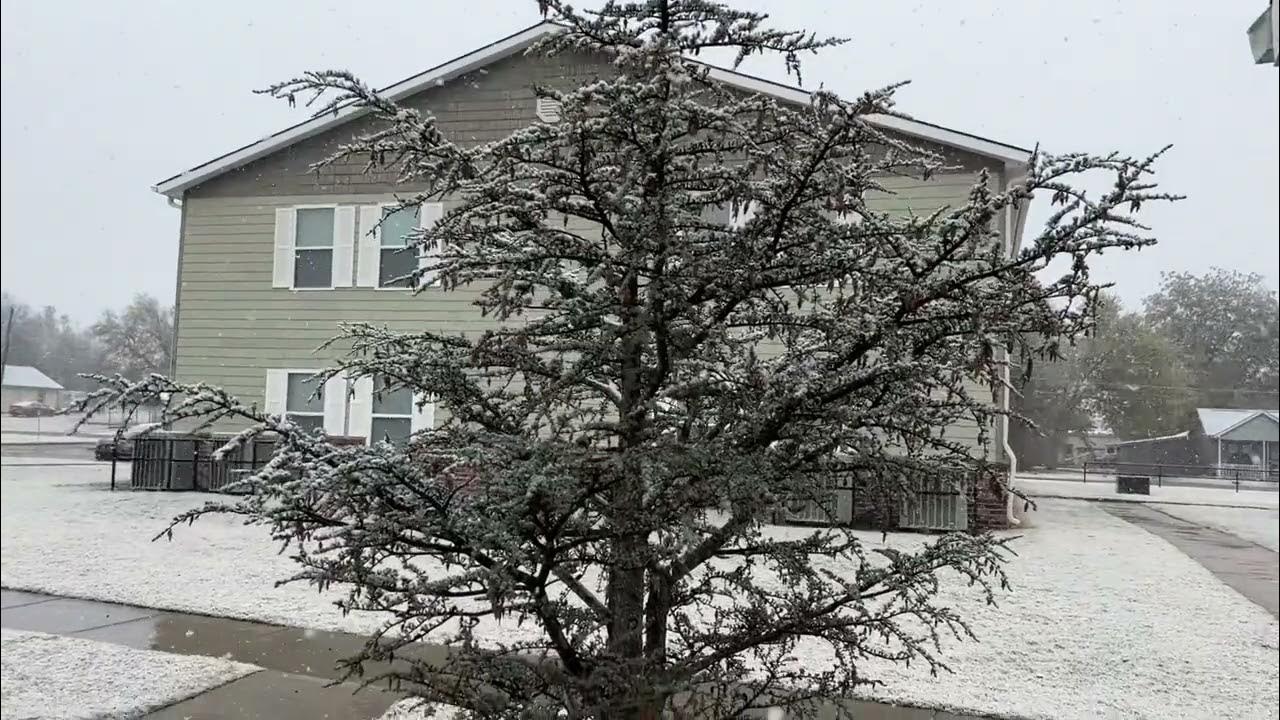 Snowing in Oklahoma YouTube