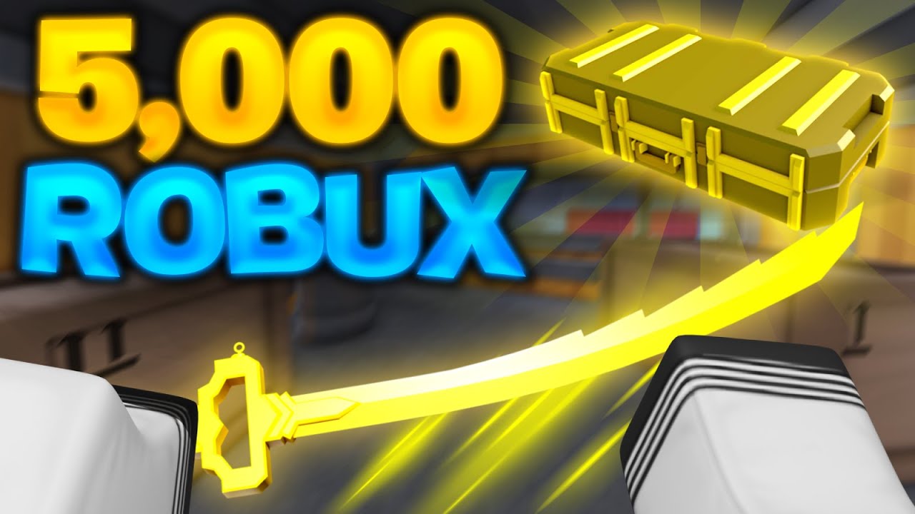 5000 Robux Thumbnail I Spent 5,000 ROBUX for a Skin in Roblox Rivals... (Worth it?) - YouTube