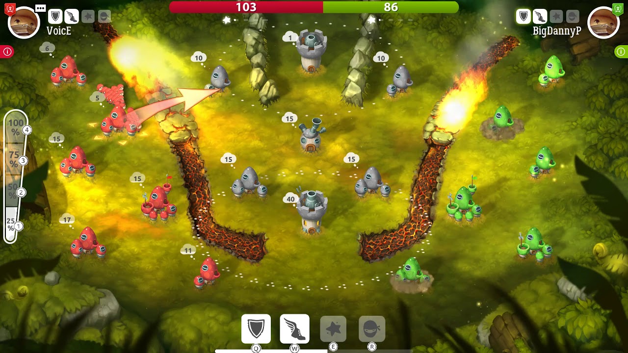 Mushroom Wars 2. 1v1 myultyplayer