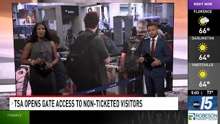 TSA Allows Non-Travelers Through Security at 13 Airports