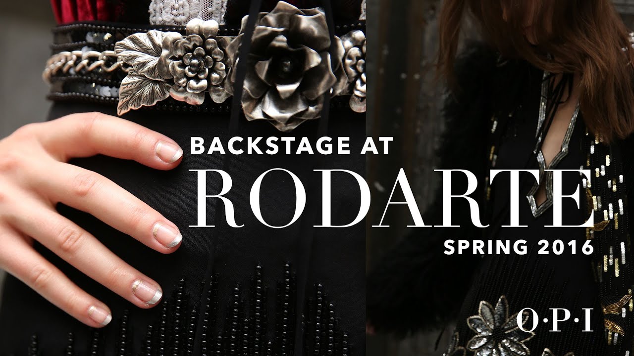 OPI x NYFW: Creating the Rodarte Spring 2016 Runway Nails
