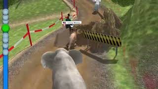 Elephant vs Wild Animals Race 🐘🏆 | Who Will Win the Amazing Animal Race? | Funny Kids Animation#run  screenshot 1