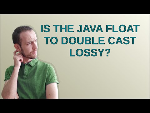 Is the Java float to double cast lossy?