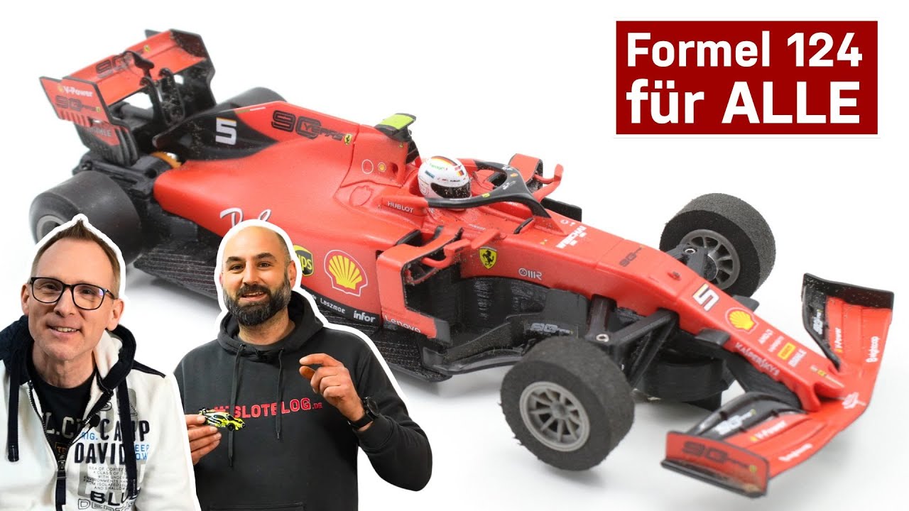 Jetzt erhältlich: Der ultimative Formel 124 SLOTCAR Bausatz – ein Traum für die Autorennbahn!