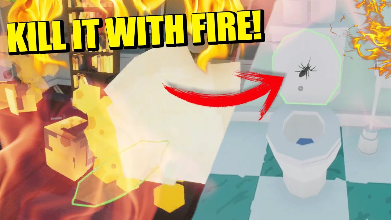 ARAÑAS!!! QUEMO TODA LA CASA!! - KILL IT WITH FIRE #1 | Gameplay Español