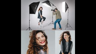 CRAPHY 2000W Photography Studio 4 Socket Softbox Continuous Lighting Kit screenshot 5