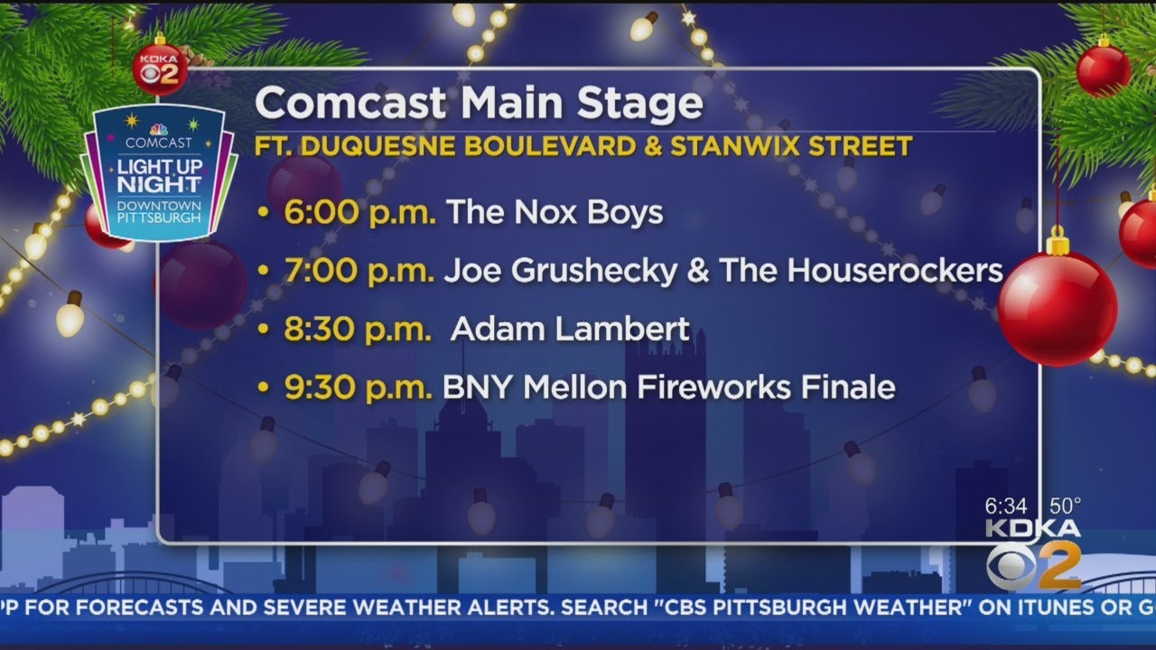 Adam Lambert Headlines Light Up Night Concerts