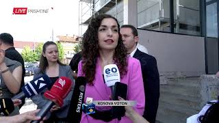 Voton bartësja e listës së LDK-së, Vjosa Osmani – LIVE nga Hajvalia