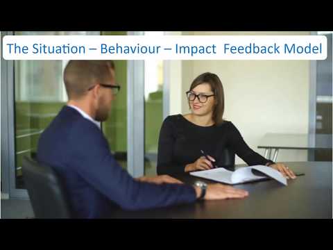 How to give feedback with the SBI Feedback model