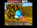 Girls vs Boys (Minecraft Edition) ⚡ #shorts #minecraft #edit