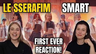 First reaction to LE SSERAFIM (르세라핌) - Smart ❤️‍🔥| 🇦🇺 Aussie Sisters React