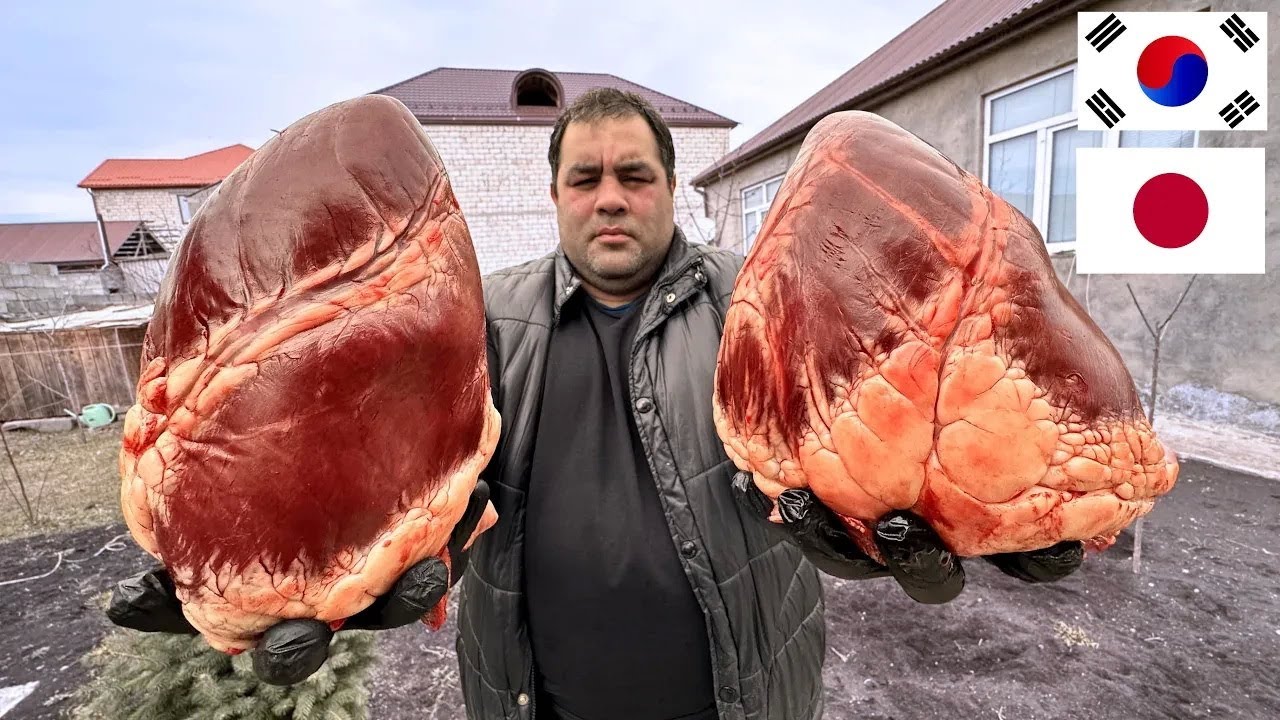 ГОВЯЖЬЕ СЕРДЦЕ В КАЗАНЕ!! РЕЦЕПТ ИЗ КОРЕИ И ЯПОНИИ!