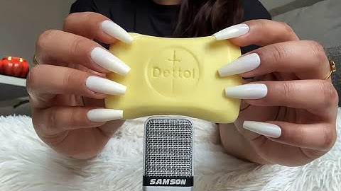 [ASMR] Soap 🧼 Tapping, Scratching & Carving No Talking Lo-Fi 🌙 