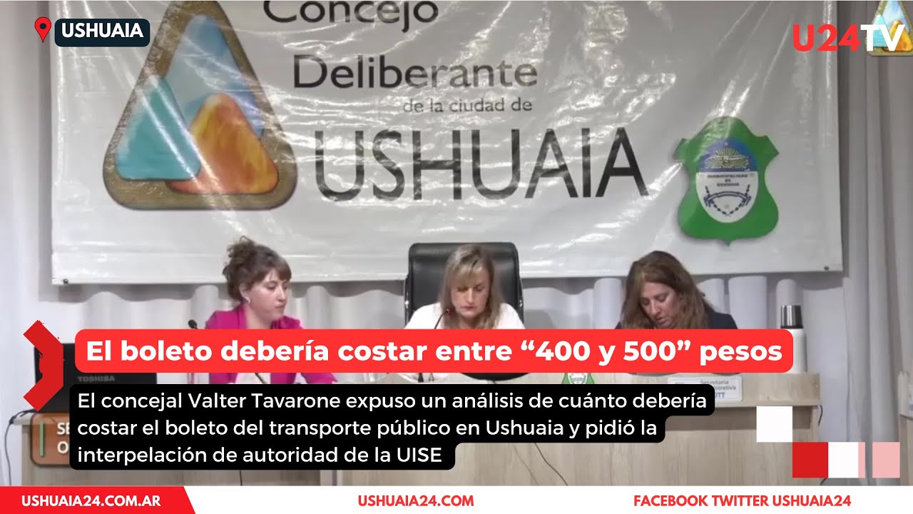 El boleto en Ushuaia debería costar entre “400 y 500” pesos