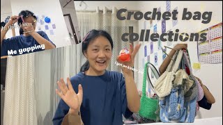 Crochet bag collections || yapping || 14\/6\/2025|| I got an surprise box 📦 from instamart ||
