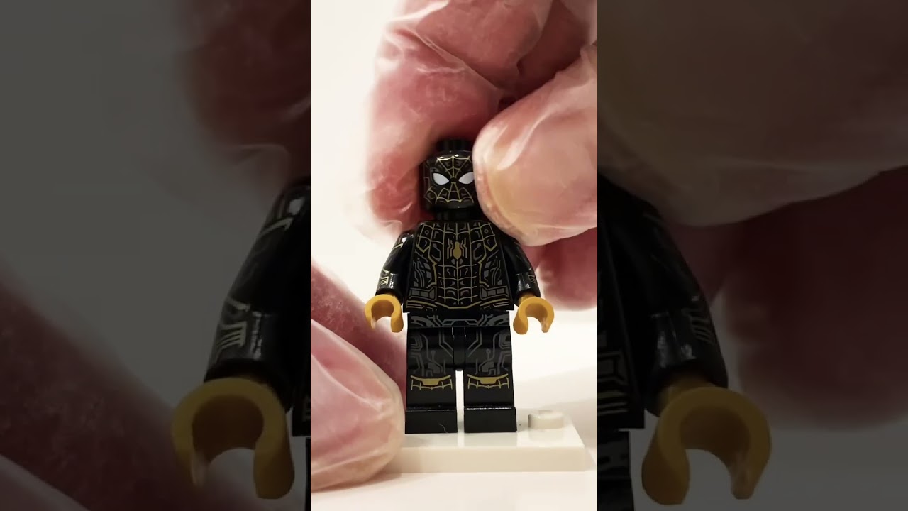 LEGO Minifigure Spider-Man Black and Gold Suit 