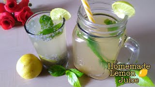 Homemade Fresh Aloe Vera Lemon Juice l  Healthy Morning Drink l Lemonade Recipe