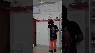 IKEA Wall Shelf PERFECT Fit 🔴 Laser Level Trick 😱 #shorts