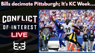 Buffalo decimates Pittsburgh; It&#39;s KC Week...| Conflict Of Interest| Built In Buffalo