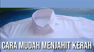 Cara Paling Mudah Memasang Kerah Baju Sekolah //Dijamin Anti Gagal