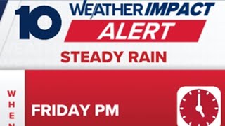 Weather Impact Alert for Friday PM