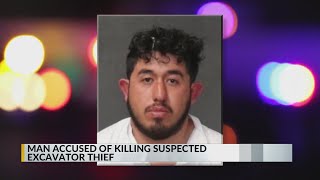 Man accused of killing suspected excavator thief in the South Valley