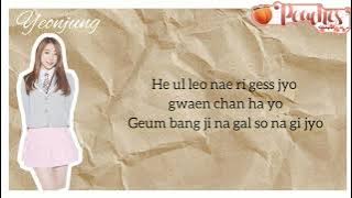 I.O.I (아이오아이) | DOWNPOUR (소나기) || LYRICS