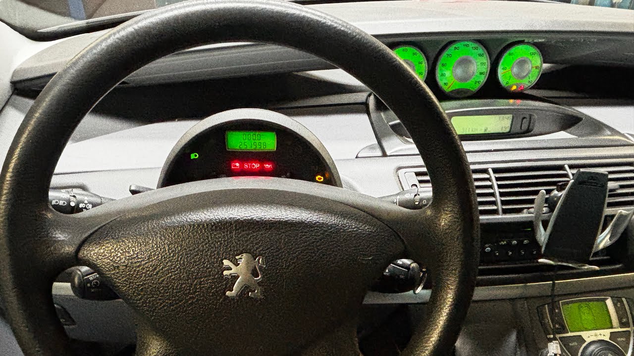 Peugeot 807 Сервис / Сброс масла