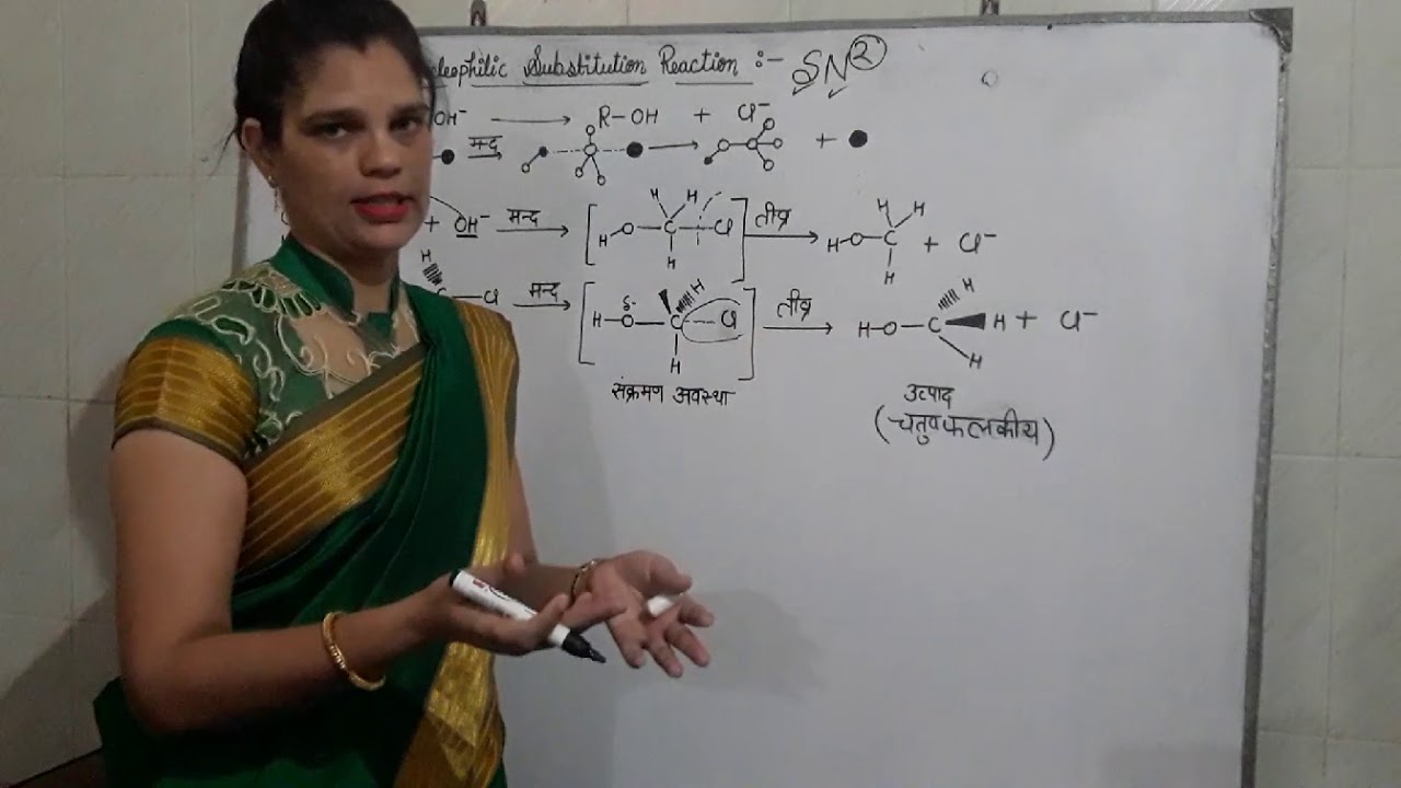 Bimolecular Nucleophilic Substitution Reaction (SN2) - YouTube