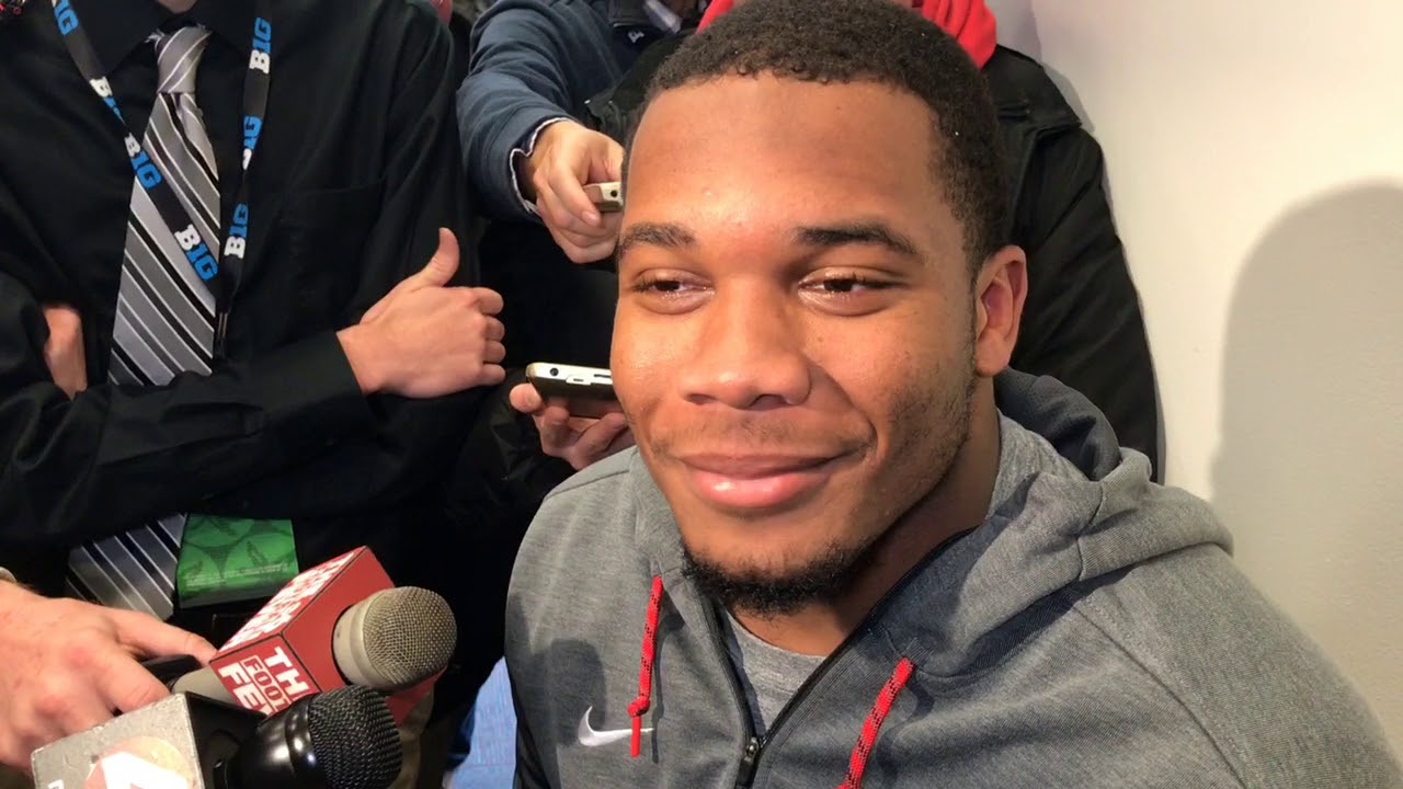Ohio State running back J.K. Dobbins after win over Michigan State YouTube