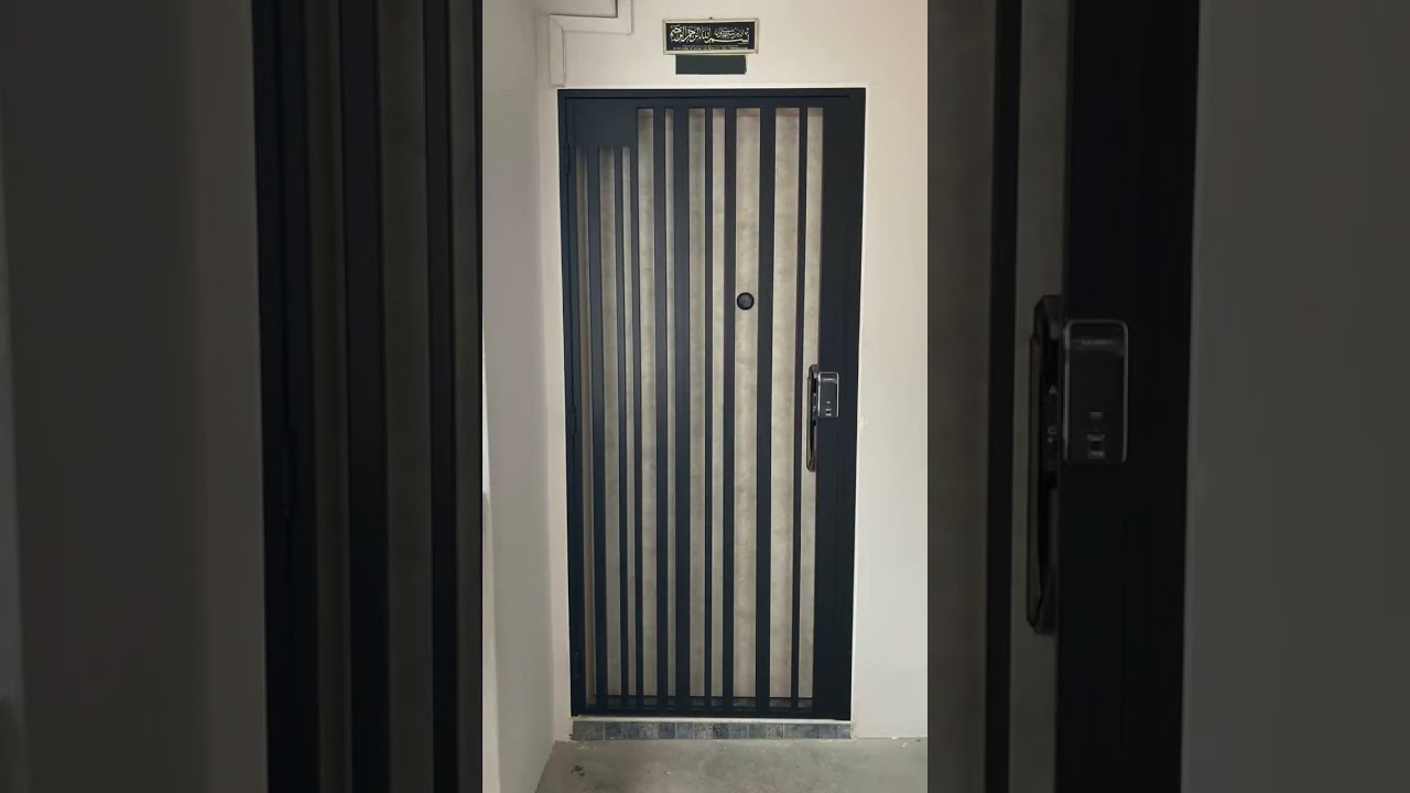 👍 Enhance your home entrance beauty with our mild steel gate in various colors and designs 