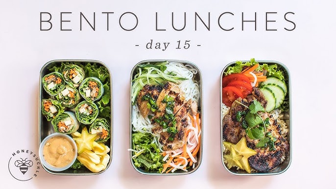 Meal Prep Bento Recipes Ideas: 3 Dollar Bento Challenge • Just One