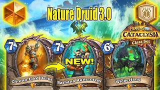 Best Nature Druid 3.0 Deck Is CRAZY Powerful & Strong To Play At CATACLYSM Class Set | Hearthstone