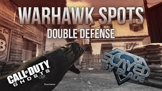Warhawk Straight Up Throwing Knife Spots | Domination Flags | CoD: Ghosts