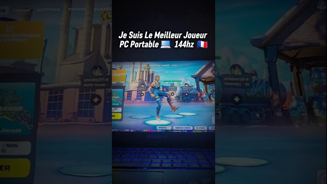 Je Suis Le Meilleur Joueur PC Portable 💻 144hz 🇨🇵 
