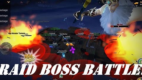 AQ3D SEA GOD RAID BOSS 10 PLAYERS!!!