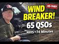 Wind Breaker! NVIS POTA Performer Punches Through the Wind @ US-7689 | CW Activation