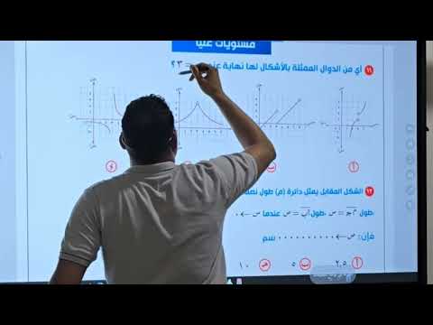 واجب إيجاد نهاية الداله بيانيا