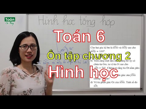 Video Toán 6 - Ôn tập chương 2 hình học | Bài tập tự luận - YouTube