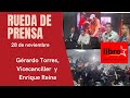 Gérardo_Torres, Vicecanciller  y Enrique_Reina responden a la #prensa sobre #ataque #trump #libre