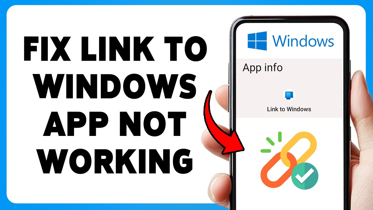 How To Fix Link To Windows App Not Working | Phone Not Connecting To PC ...