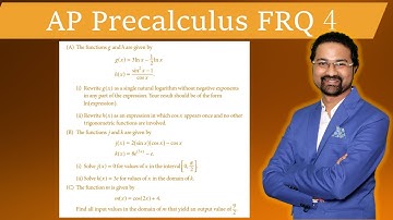 AP Precalculus FRQ #4 Symbolic manipulations No Calculator. Rewrite g as a single natural logarithmi