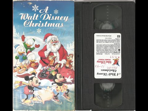 Opening And Closing To A Walt Disney Christmas 1993 VHS 1080p60