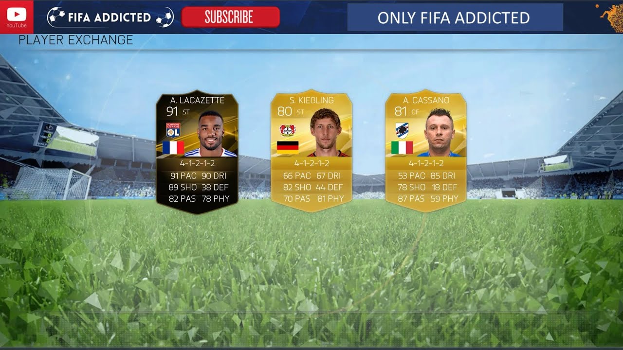 FIFA 16: INSANE 91 LACAZETTE & MANY MORE INFORMS IN PLAYERS EXCHANGE (ANDROID/IOS)