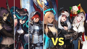 Crusaders Quest - Colosseum - No9 Shub Caeneus Sylunis vs Ran & Bihwa