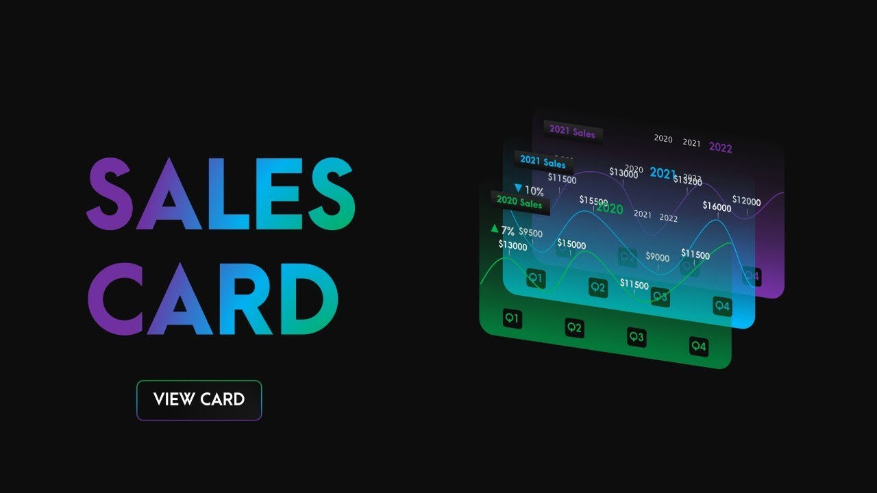 Sales Card Report PowerPoint Illustration - YouTube